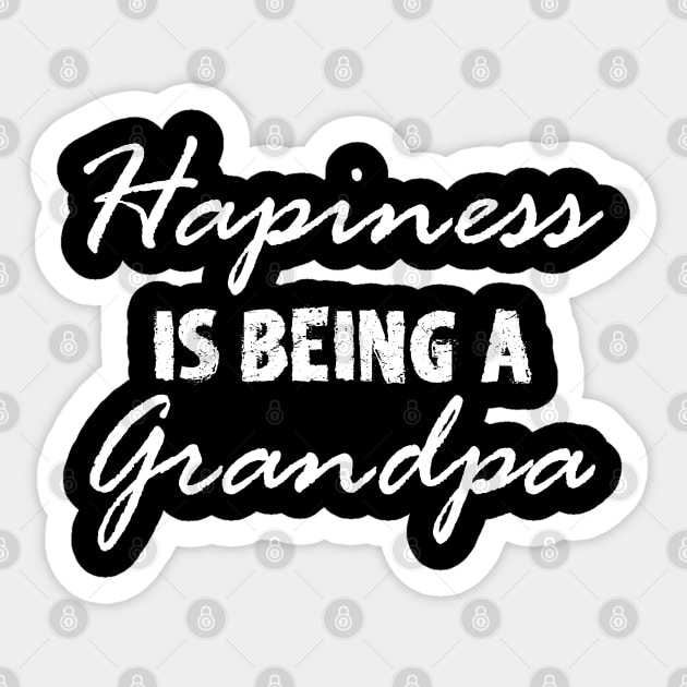 Happiness is Being A Grandpa Sticker by mareescatharsis